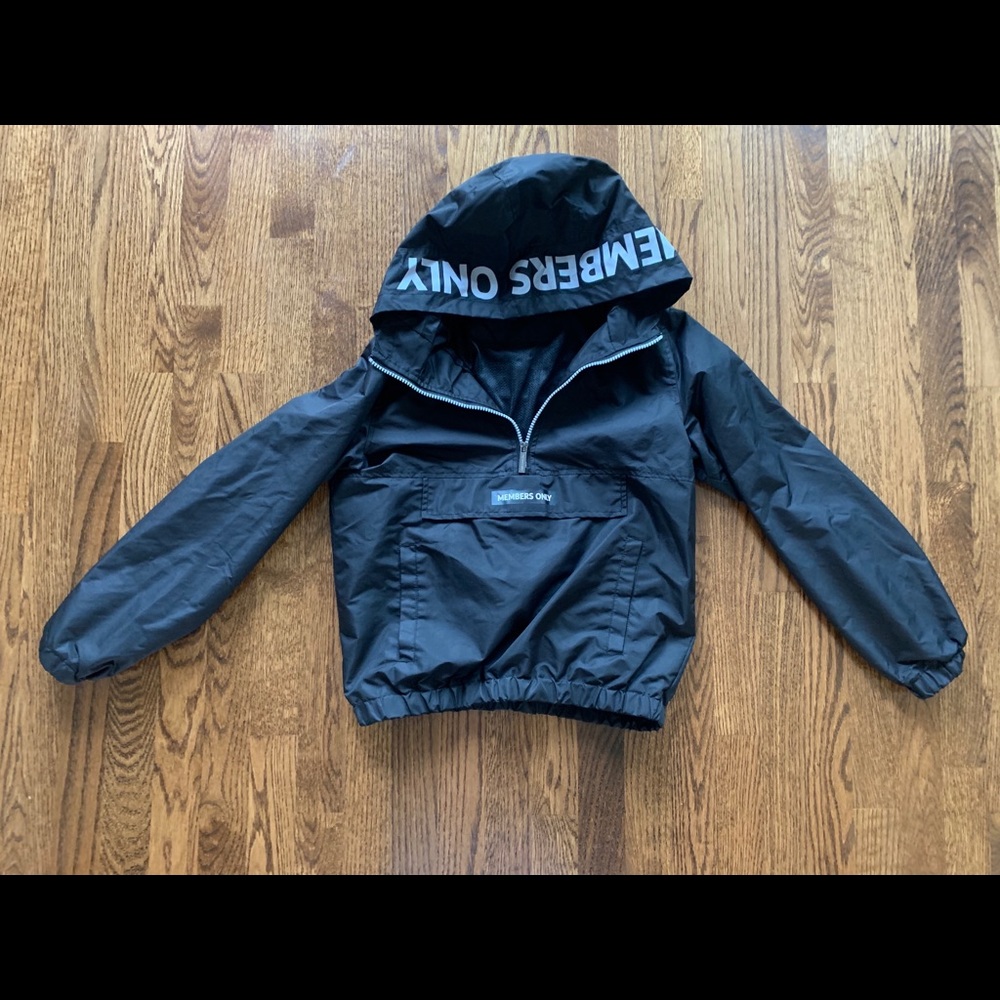 Members Only Half Zip Rain Jacket S kids 14-16
